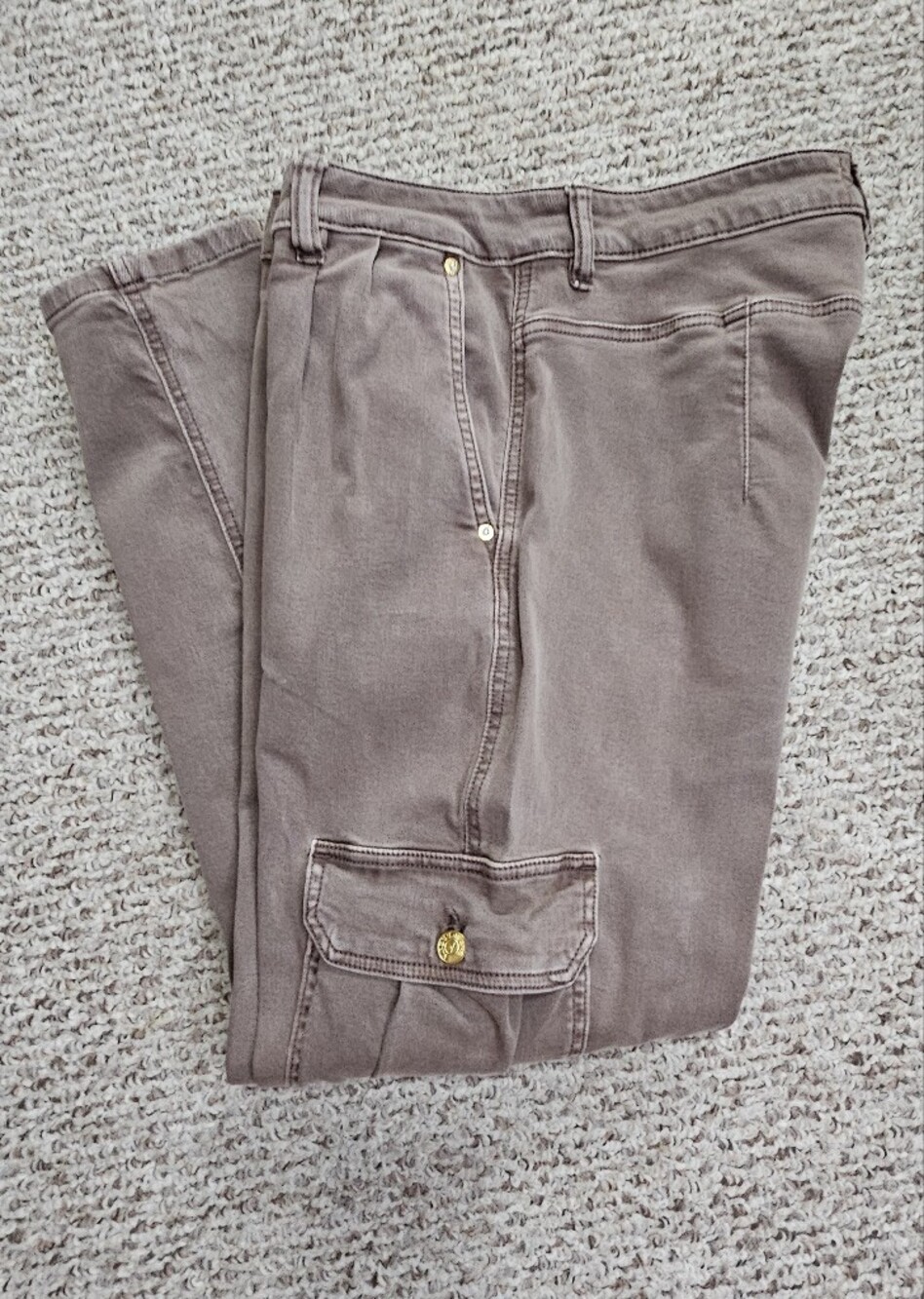 Vigoss Cargo Pants in Taupe Brown